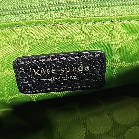 Kate Spade Black Pebble Leather Shoulder Bag - Picture 5 of 10